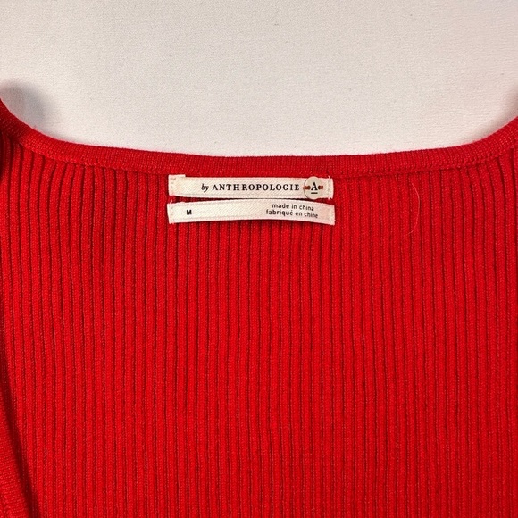 Anthropologie Red Midi Skirt for Cocktail Events - Picture 7 of 10